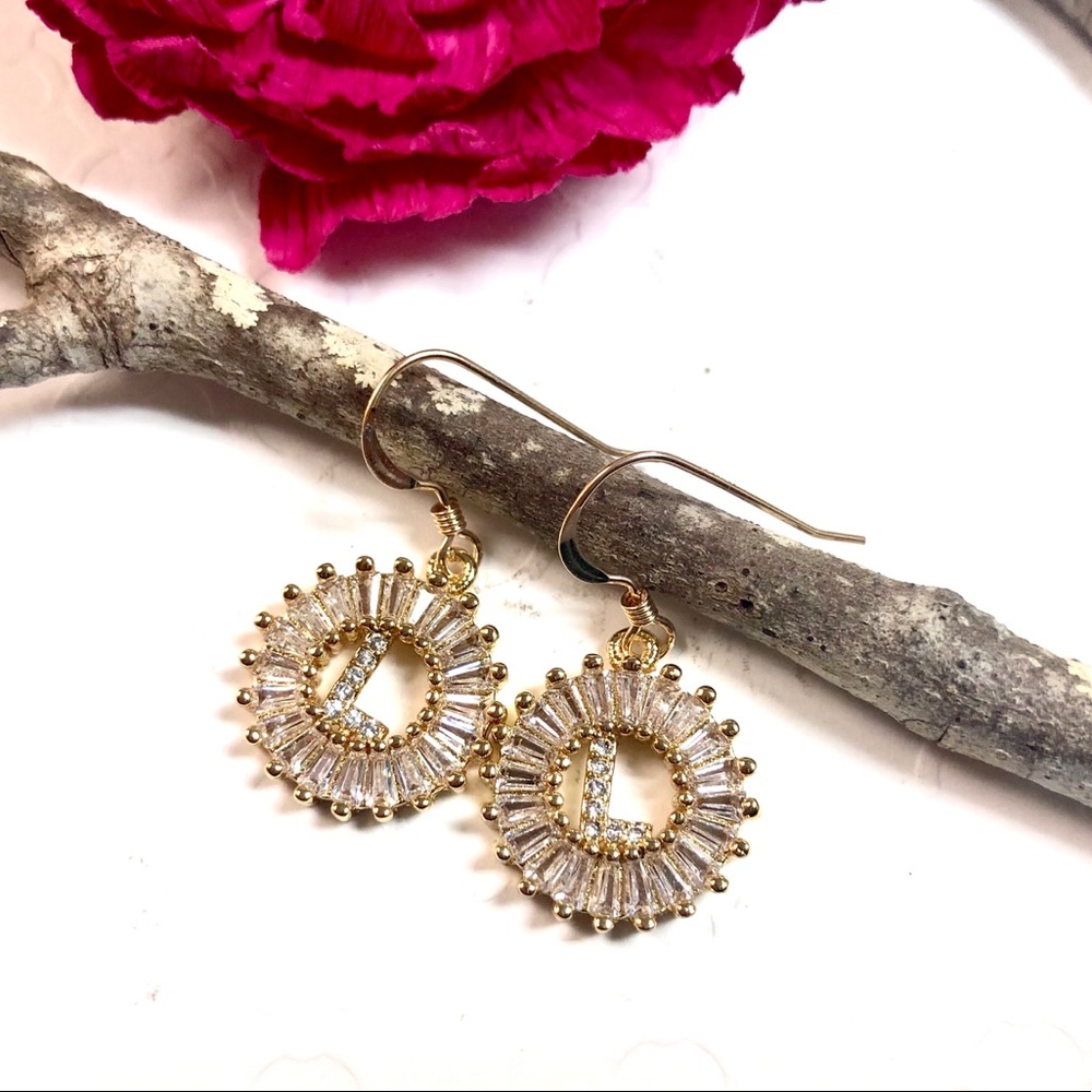 Initial L Earrings, Letter L, Personalized L, Boho - Picture 6 of 9